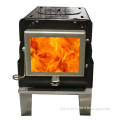 USA popular new design mini enamel  wood burning camping stove  fish stove